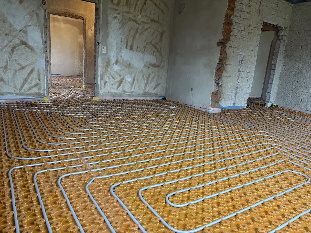 Fußbodenheizung Verlegung im Altbau